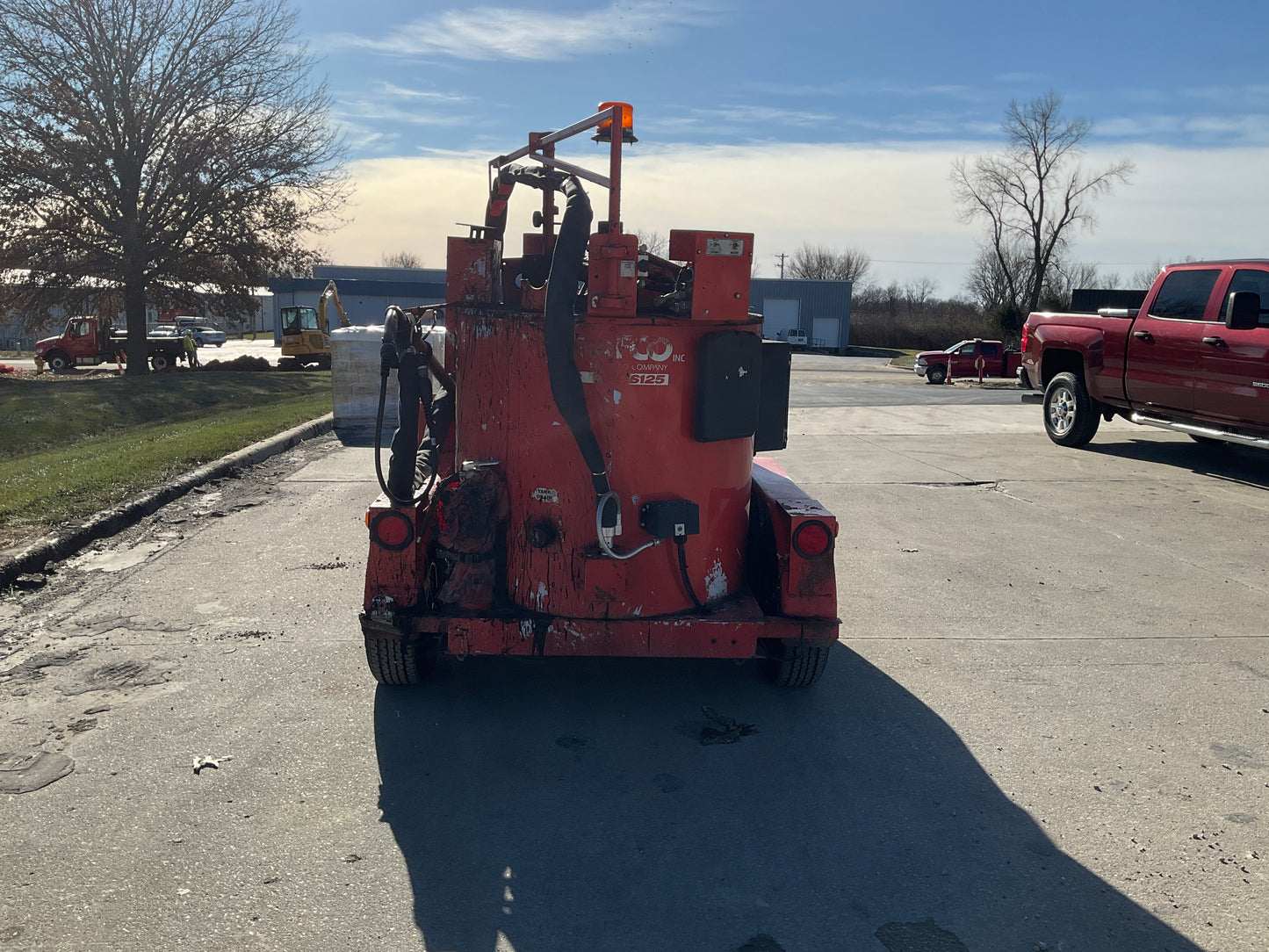 Super Shot 125DC Melter with 70CFM Compressor - Used