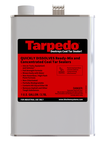 Tarpedo coal tar cleaner - 1gal. Can