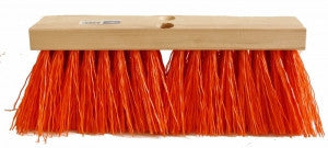 Brush - OSHA Orange Plastic Street Broom